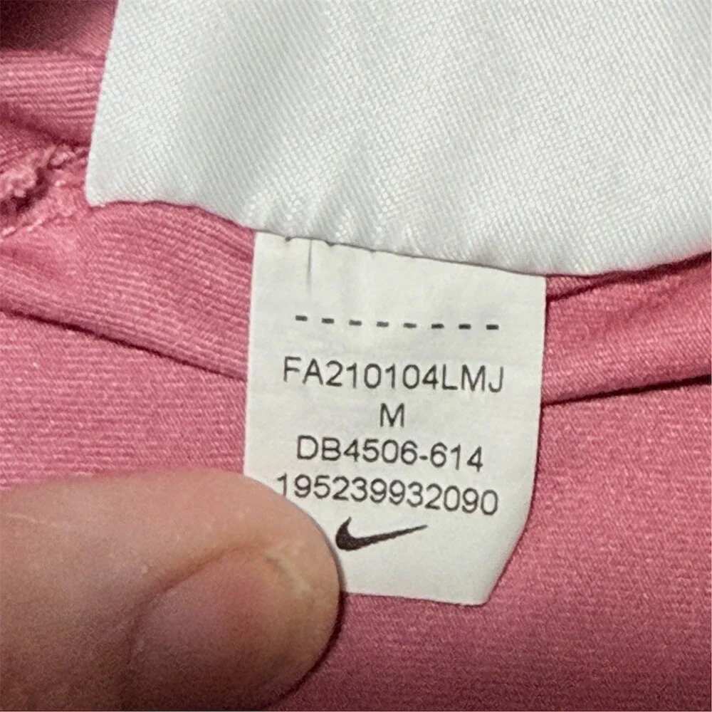 Nike Pro Dri-FIT Tank Top Womens Size M Pink Reflective Logo Sleeveless